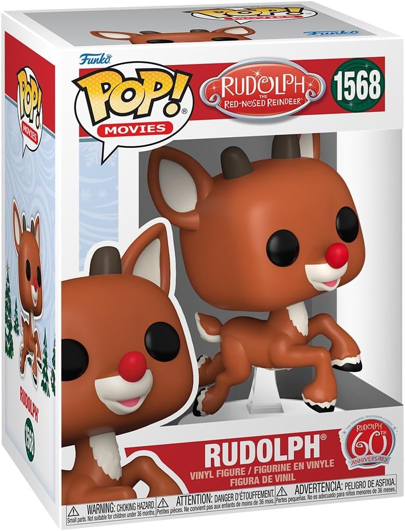 Pop! Movies: Rudolph the Red-Nosed Reindeer - Flying Collectable Vinyl Figure - Gift Idea - Official Merchandise - Toys for Kids & Adults - Movies Fans