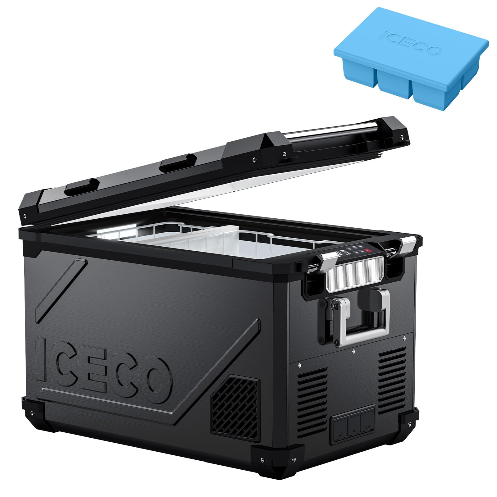 Amazon.com: ICECO APL55 Dual Zone Portable Refrigerator Freezer