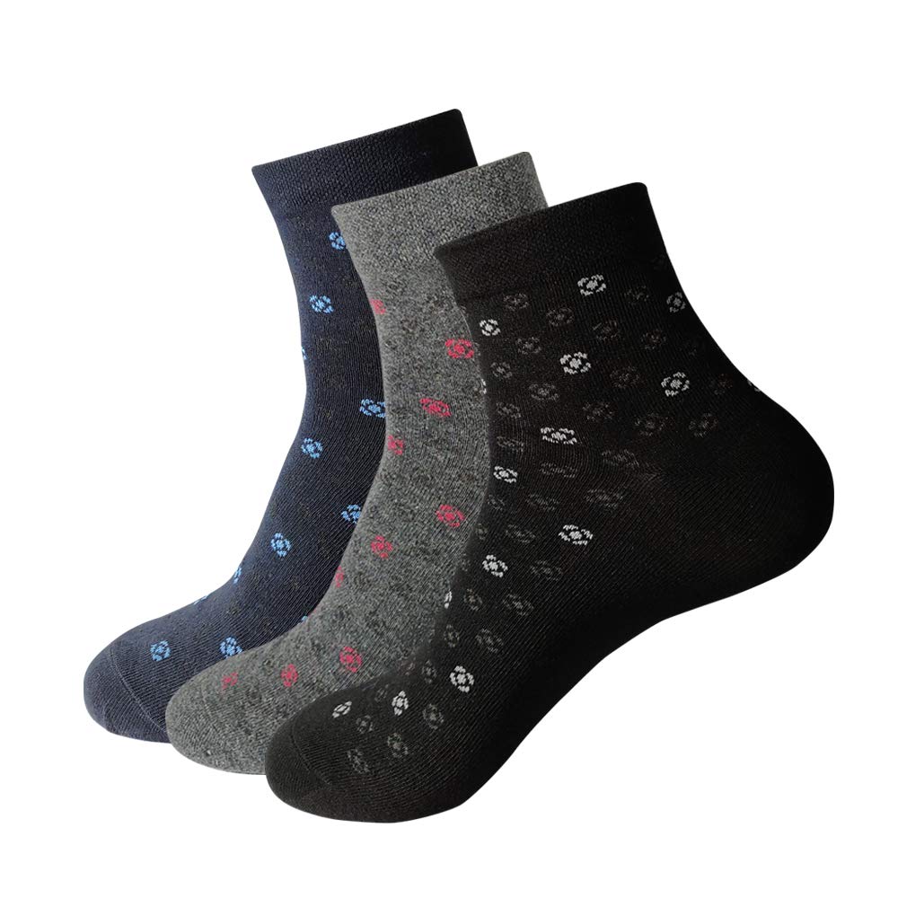 Sponsored Ad - Men's Ankle Length Cotton Socks – Pack of 3 | Soft, Breathable & Durable | Shoe Size 6 to 10 | Ideal for Casual, Sports & Office Use