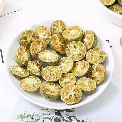 image for MIHUNTANG Dried green kumquat 3.52 oz -Small green dried orange-It tas