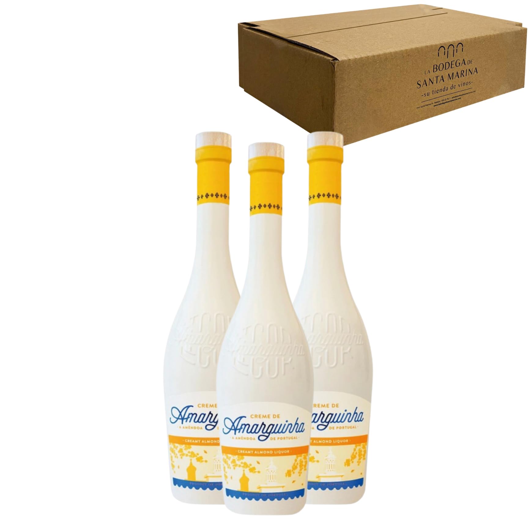 Creme de Amarguinha Original - Celebra los momentos especiales con el licor perfecto Pack 3-70cl
