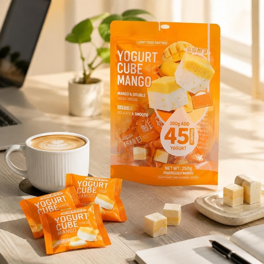 Mango Pomelo Sago Jogurt Bites 250g, Miękkie, Fermentowane Owoce