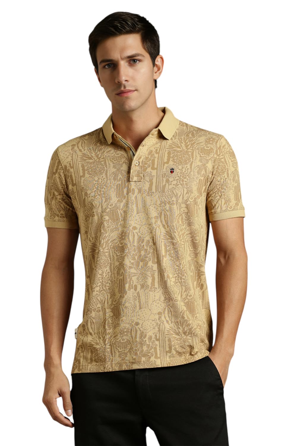 louis philippe Men's Printed Slim Fit T-Shirt-picture-28