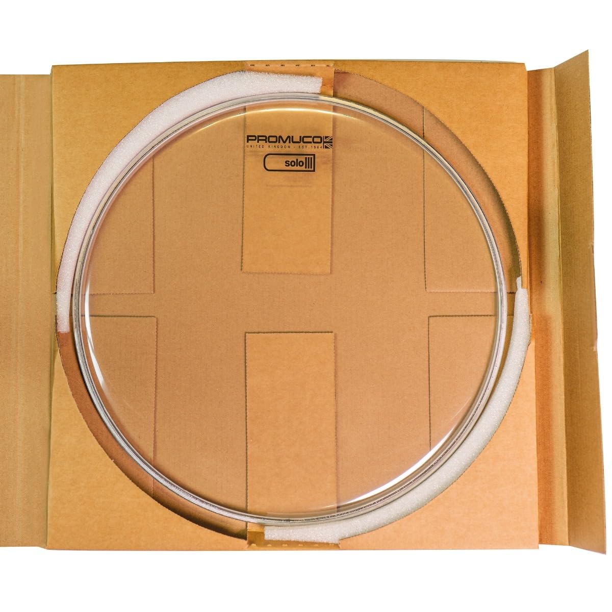 Solo Peau de tambour transparente 30,5 cm – Couche simple de 7 mm pour un son clair et vif
