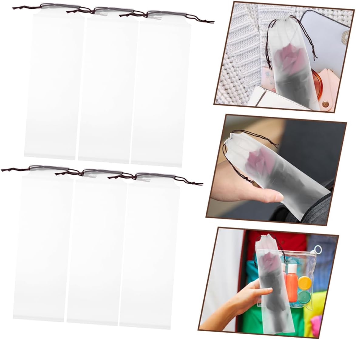 20pcs Umbrella Storage Pouch PEVA Folding Travel Car image 4