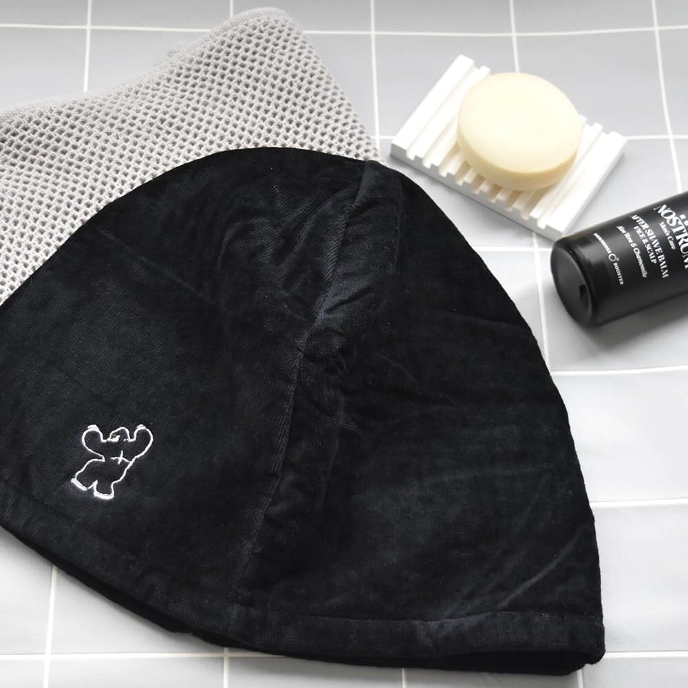 サウナ 今治産 ゴリマッチョブラック 銭湯 オリジナルサウナハット ごリラックス サ活 GORELAX パインクリエイト