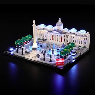 BRIKSMAX Led Lighting Kit for Architecture Trafalgar Square - Compatible with Lego 21045 Building Blocks Model- Not Include The Lego Set