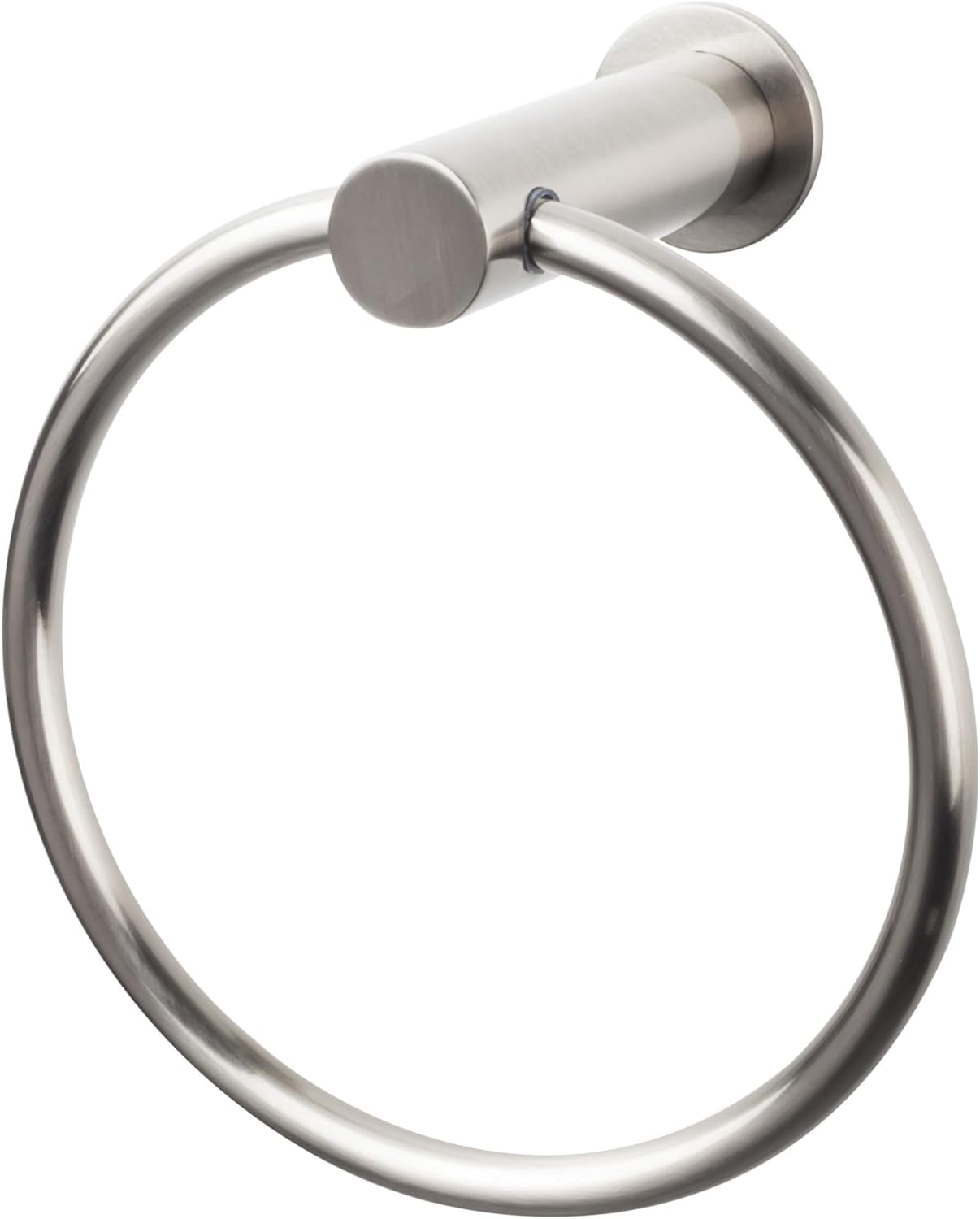 Top Knobs HOP5BSN Hopewell Towel Ring in Satin Nickel
