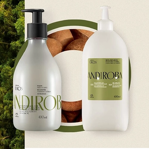 Natura Ekos Polpa Hidratante Andiroba Com Refil 400ml