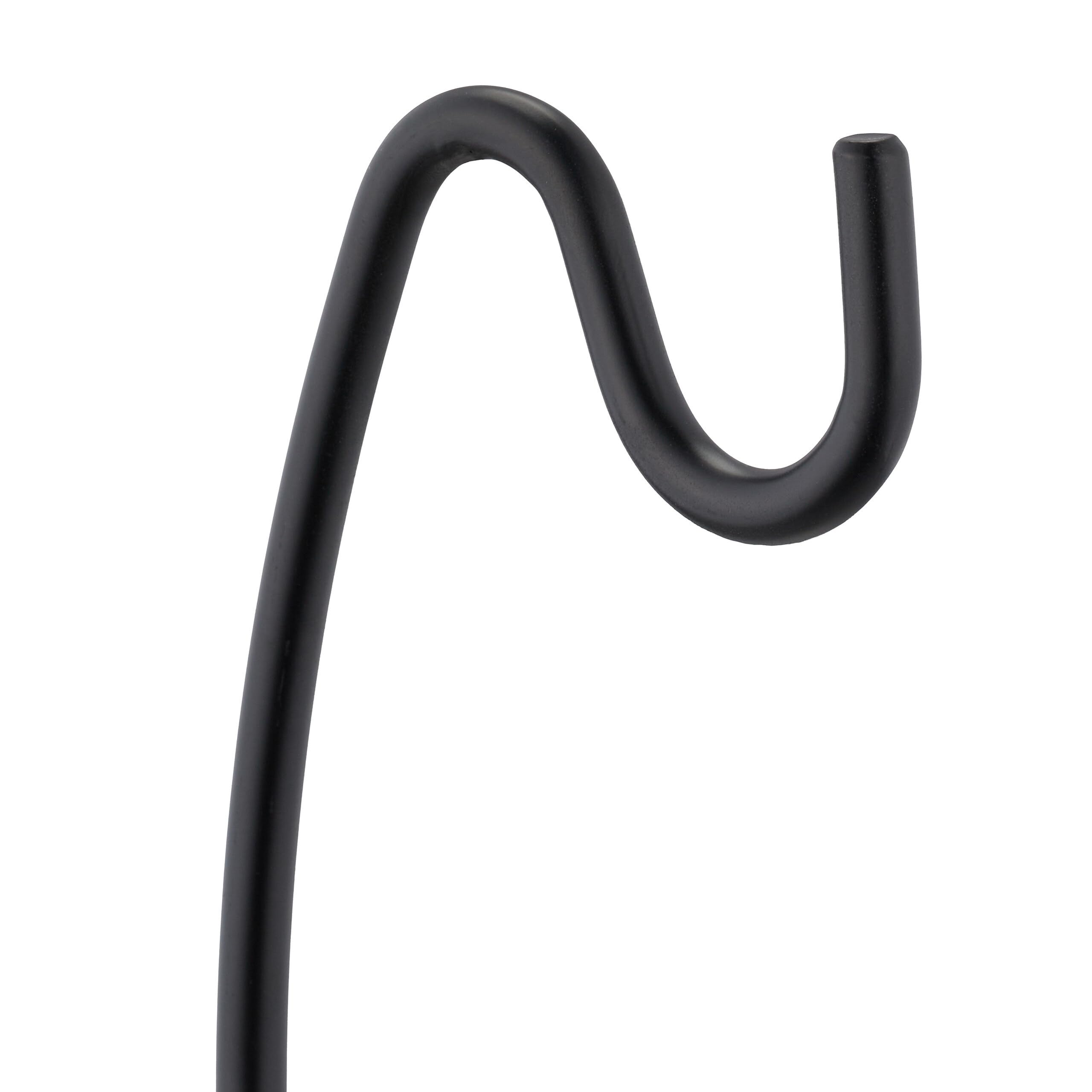 Relaxdays 2 x Porta Banane, in Metallo, H x D: 33 x 17 cm, Contro Le Macchie, stoccaggio Banane, Supporto Frutta, Nero