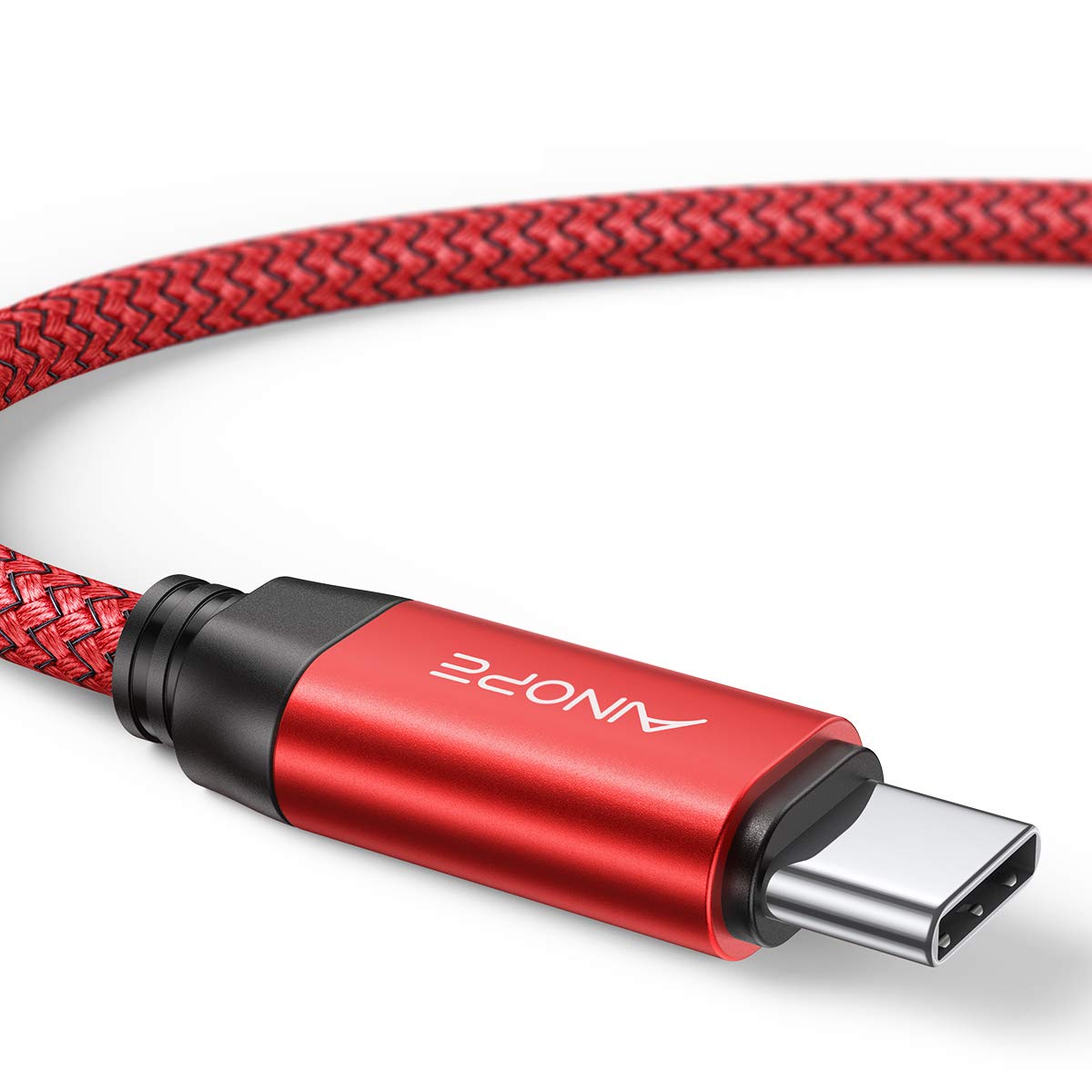 AINOPE USB C Charger Cable 3.1A Fast Charging [2 Pack/3.3FT] [Never Rupture] QC3.0 USB C Charger Cable Durable Braided Cord Compatible with Samsung Galaxy S20 S10 S9 S8 Plus Note 20 9 8 Pixel LG