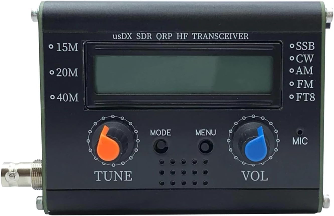 Putikeeg Émetteur-récepteur TR USDX 3 bandes USDX multimode QRP assemblé avec étui