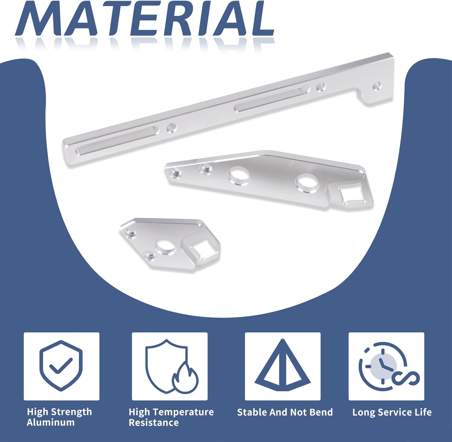 YESHMA Throttle Cable Bracket Compatible with LS LS1 LS2 LS6 Cathedral Port Sheet Metal Intake Manifold Aluminum, Compatible with Chevy 4.8 5.3 5.7 6.0