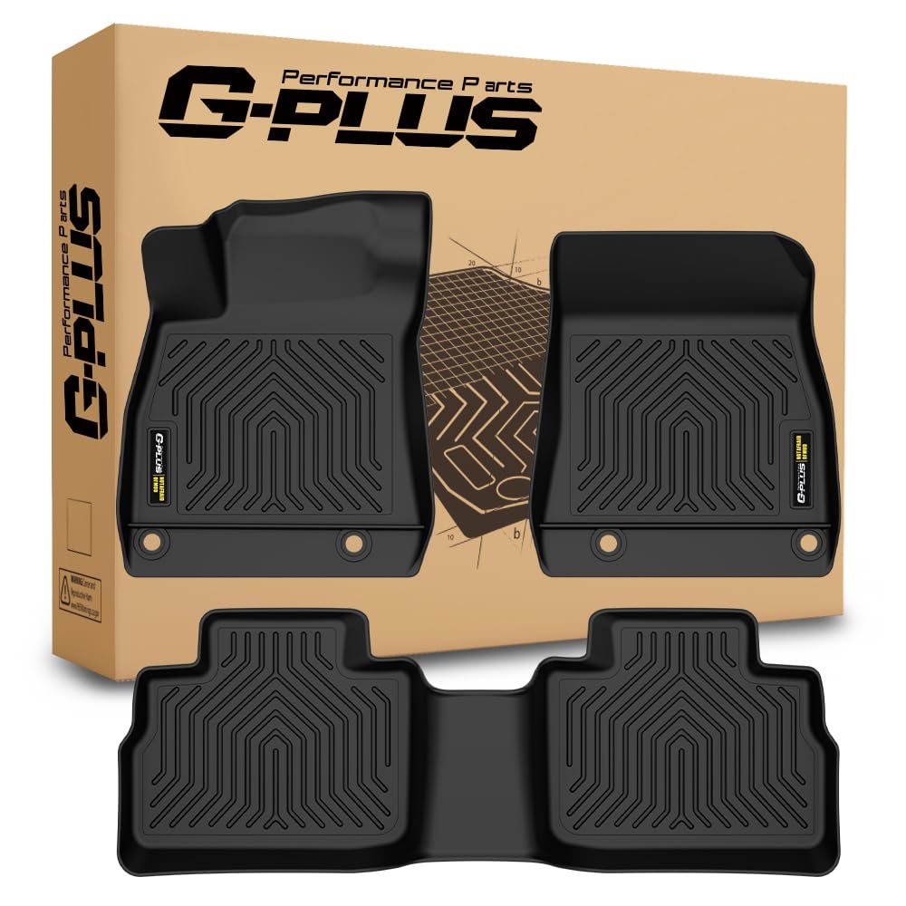 G-PLUS TPE Floor Mats Fit Nissan Sentra 2020-2024 1st 2nd Row Truck Accessories Cargo Liners All Weather Protection