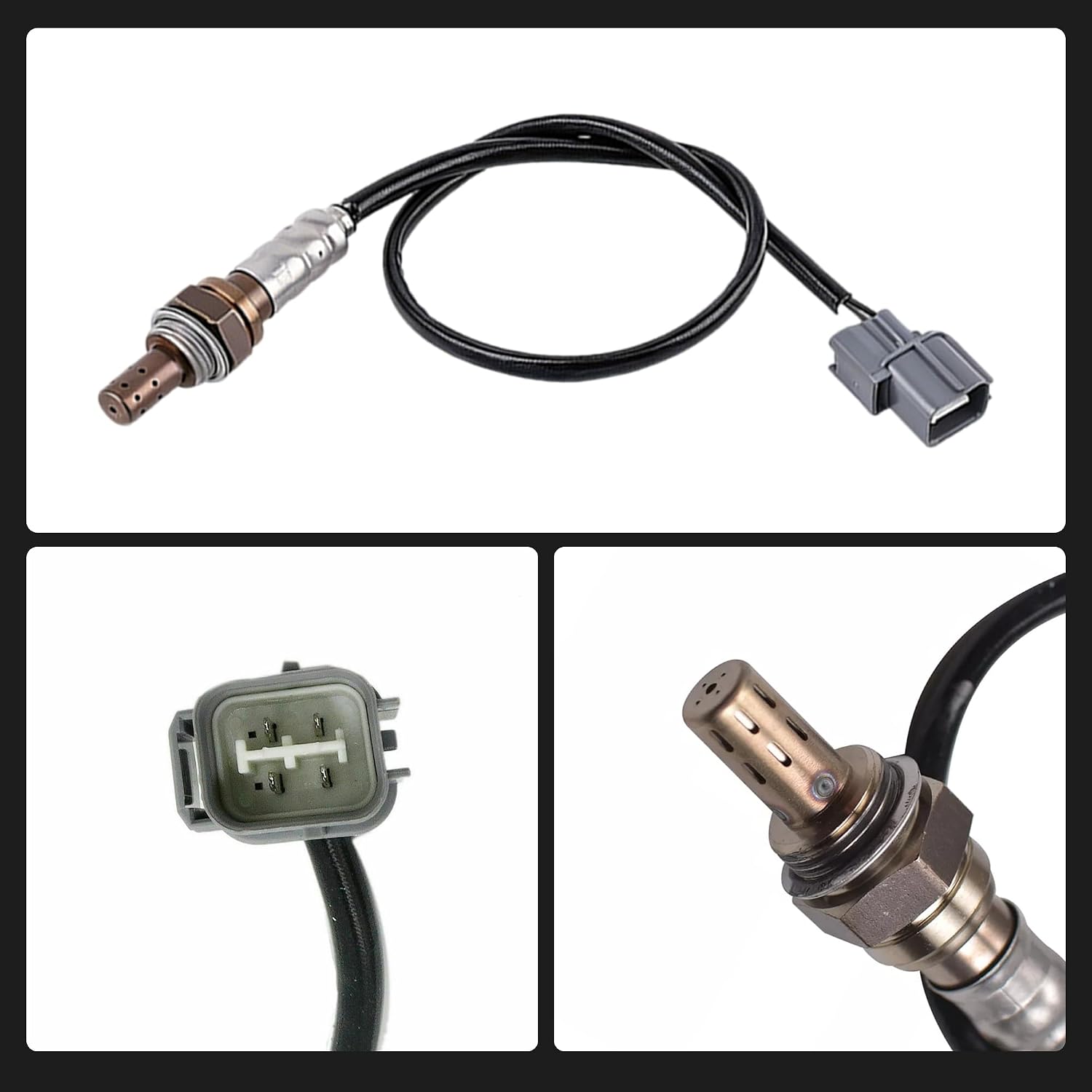 4PCS Oxygen Sensor Compatible with Honda Odyssey 3.5L V6 2007-2010 Upstream & Downstream O2 Sensor Replace 234-5053 234-4355 234-4368