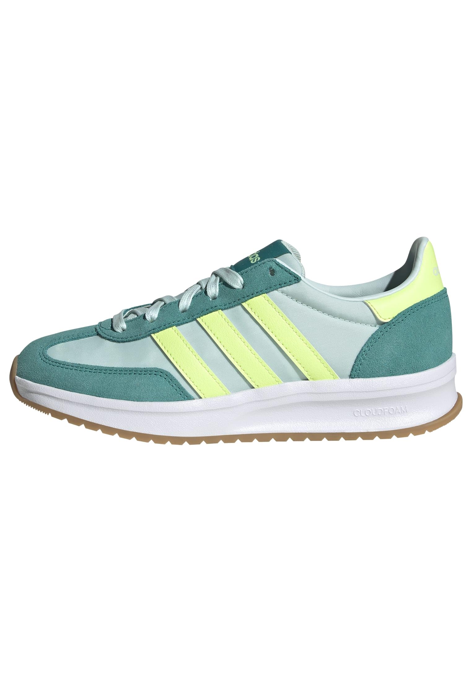 adidas Women's Run 70S 2.0 Shoes, Halo Mint/Hi-Res Yellow/Pure Teal, 3.5 UK