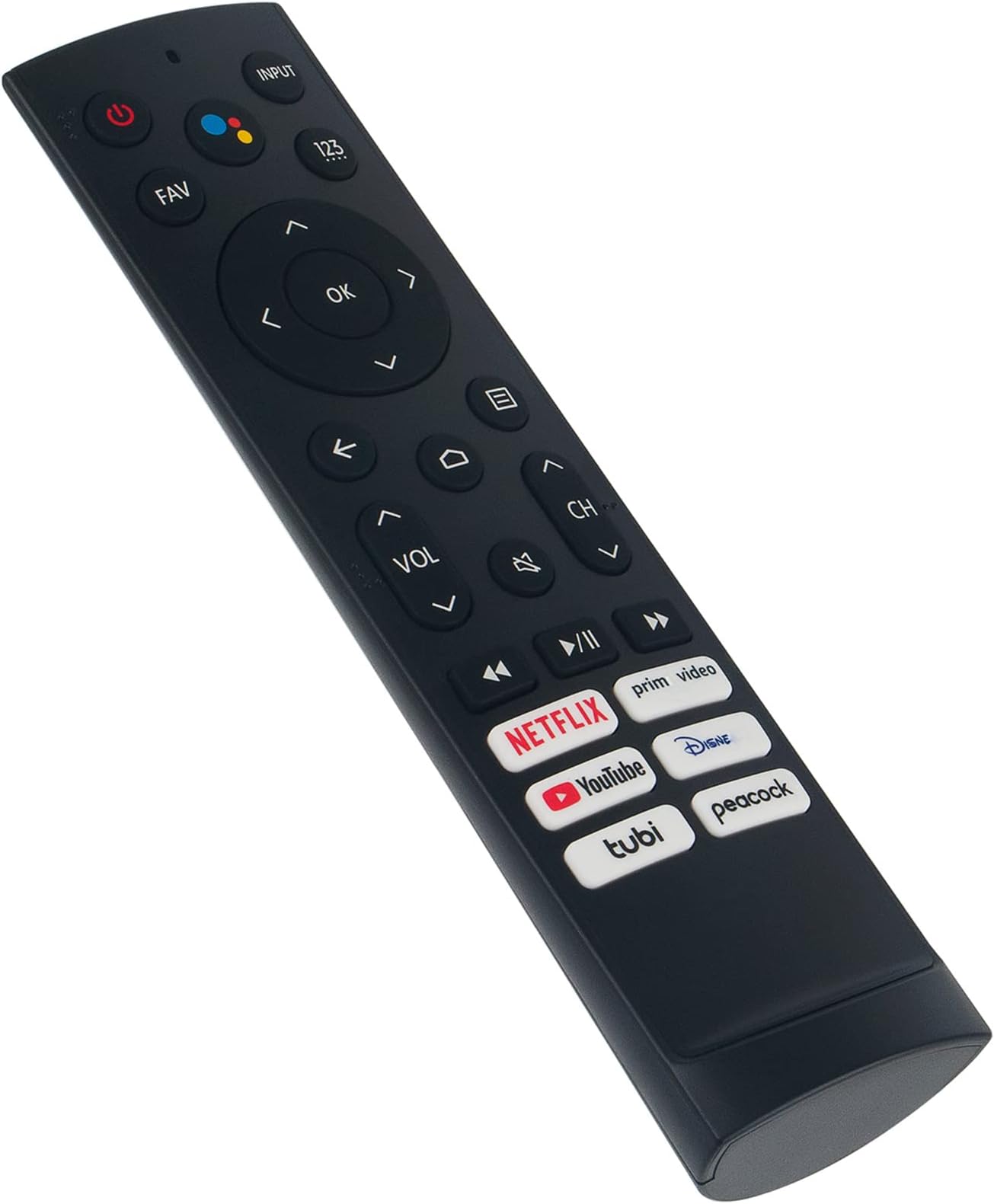 ERF3A90 Voice Remote Control Replace operates for Hisense Android Smart TV 55U8G 65U7G 75U7G 65U88G 55U78G 55U7G 55U88G 65U78G 65U8G 75U78G 75U9DG 43A53FUA U88G Series 50A53FUA 50A66FUA 55A53FUA