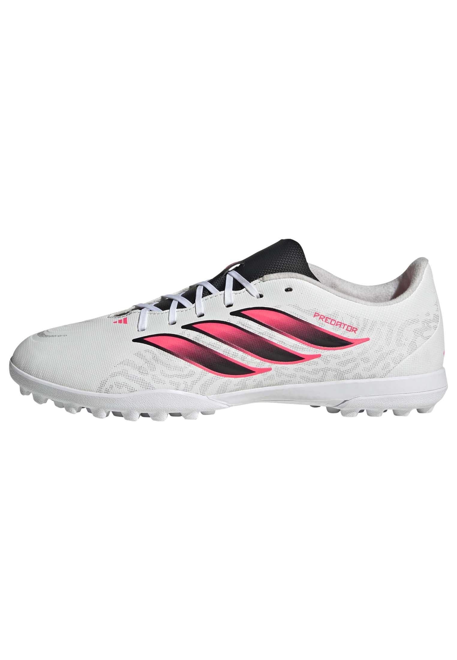 Adidas Men's Predator Club Astro Turf Football Boots - White/Coral - 8 (42)