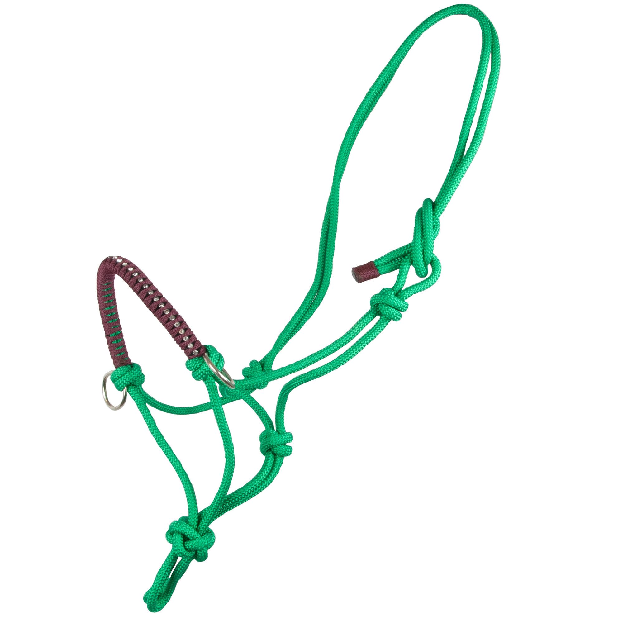 Licol De Cheval Brama West Ruby – Sangle Et Cuir, 2 Réglages – Taille Cob, Orange – Pour écurie, Pâturage Et Transport