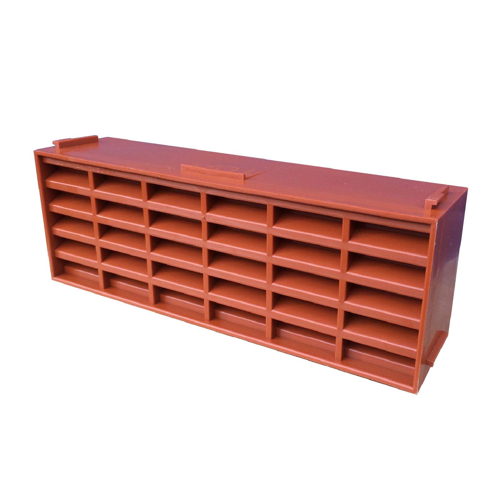 20 x Terracotta Interlocking Air Brick Vents 9" x 3" Grille for Air Flow Ventilation