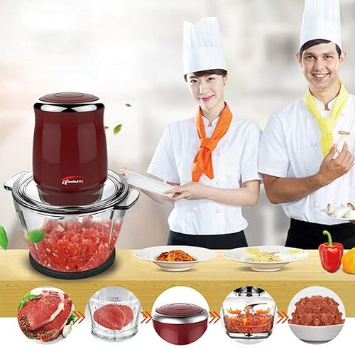 Miniatura 2 de Picadora de carne eléctrica de 220 V, picadora de salchichas, máquina automática multifunción para el hogar, máquina doméstica de cocina, ajo,