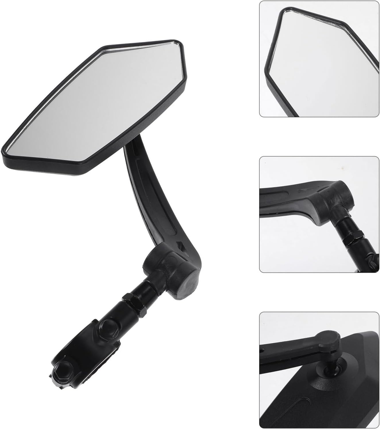 Toyvian 4pcs Electric Bike Rearview Mirror Right Side Mountain Bike Mirror for Handlebar Easy Installation Riding Accessory