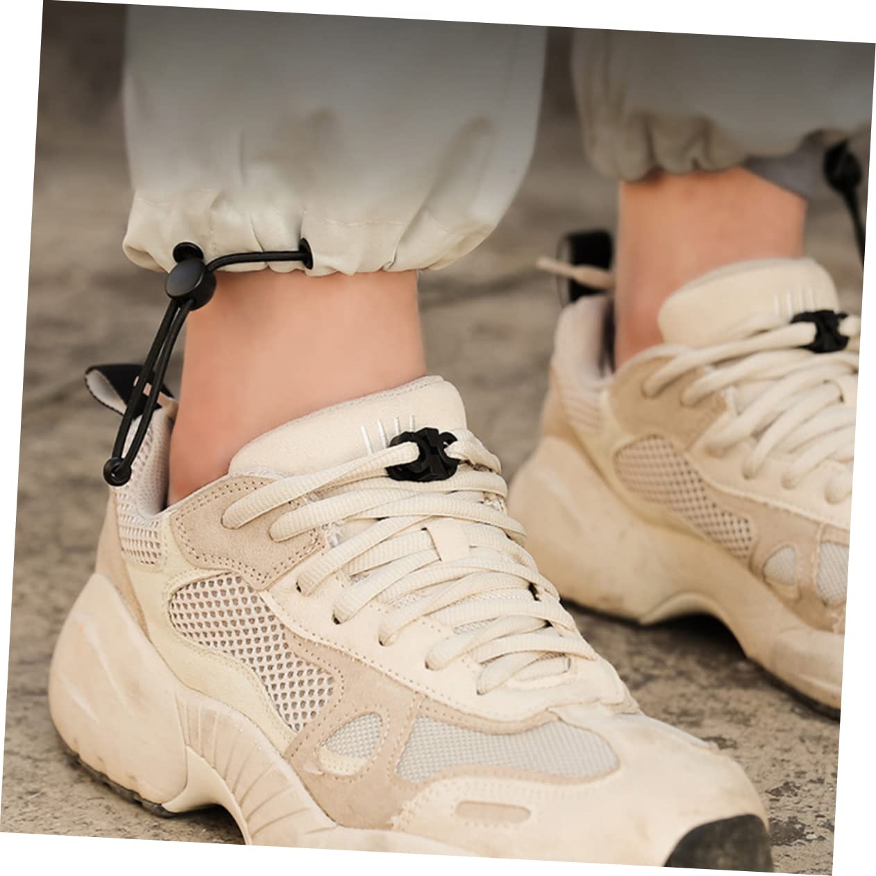 LIFKOME Boucle De Réglage En Paracorde Boucles De Sangle De Chaussures Clip De Sangle De Chaussure Boucle De Lacet De Chaussures Dentelle De Chaussures De Camping Plastique