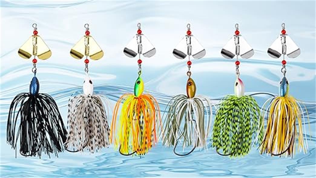 Blinker Angeln – 3er-Set Spinnerköder, 3D-biomimetischer Schwimmköder Mit Metallpropeller, Für Forelle & Barsch (verschiedene Größen)