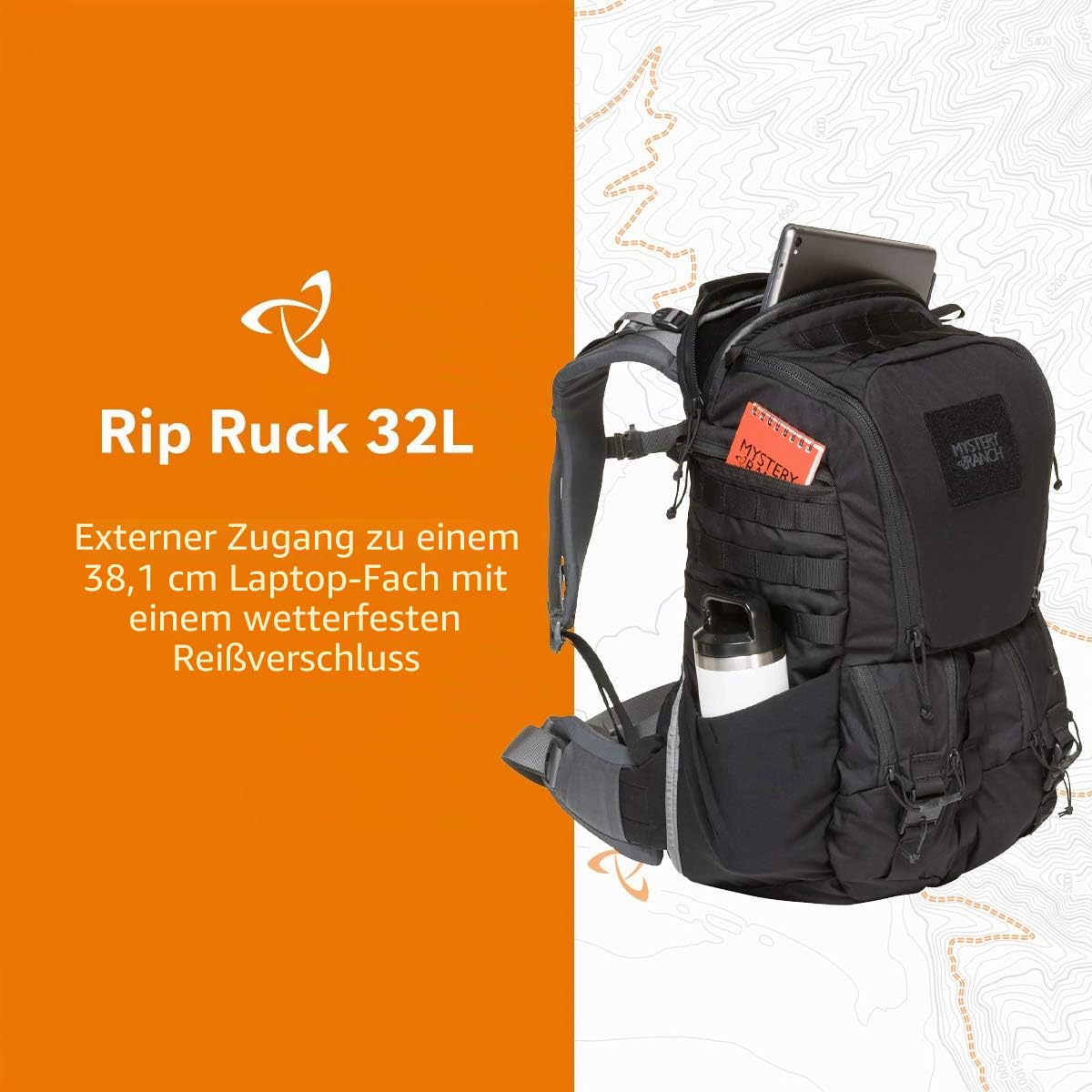 Mystery Ranch Unisex Rip Ruck 32 Rip Ruck 32-Wood-L/XL
