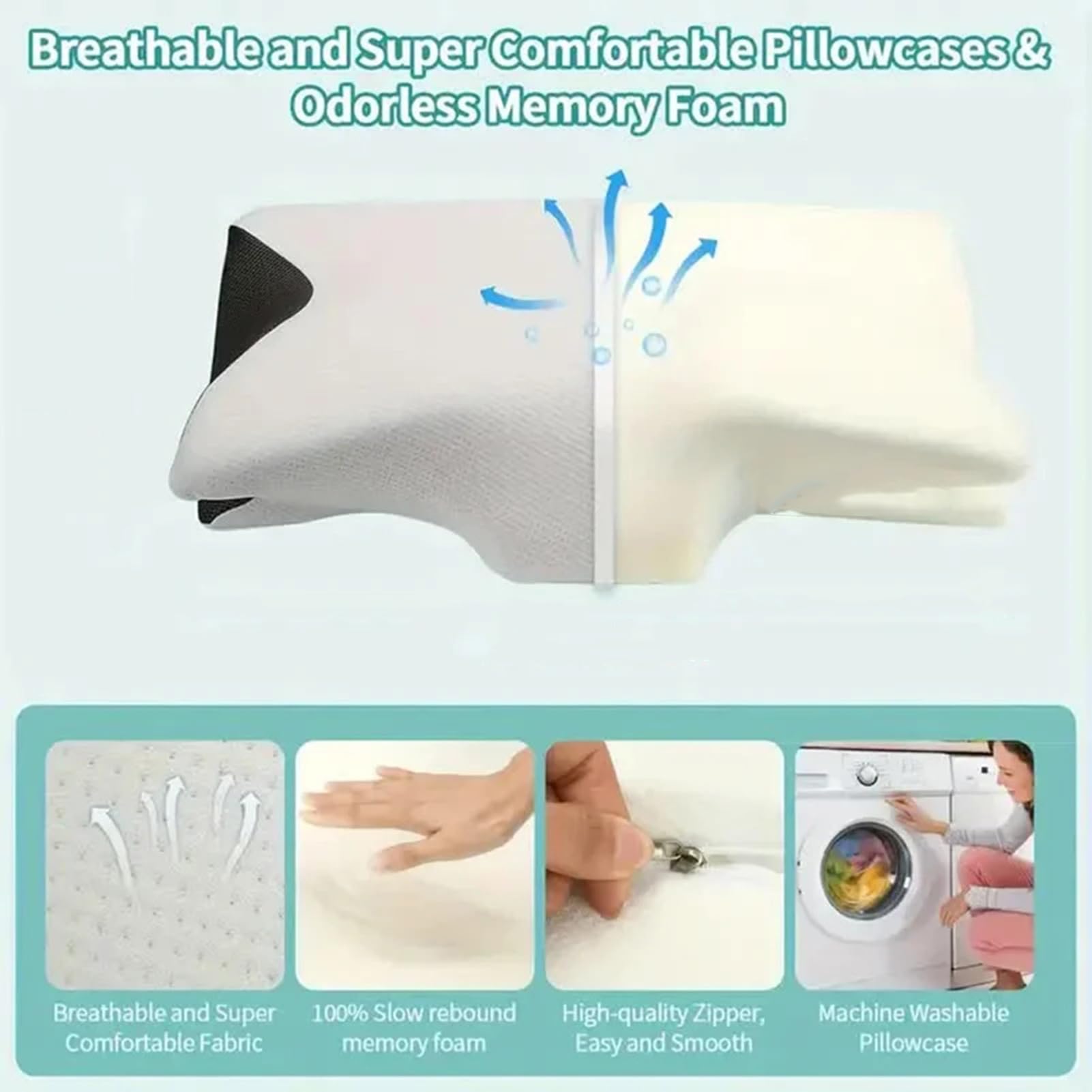 Memory Foam Nackenkissen Orthopädisches Kissen Aus Memory Foam
