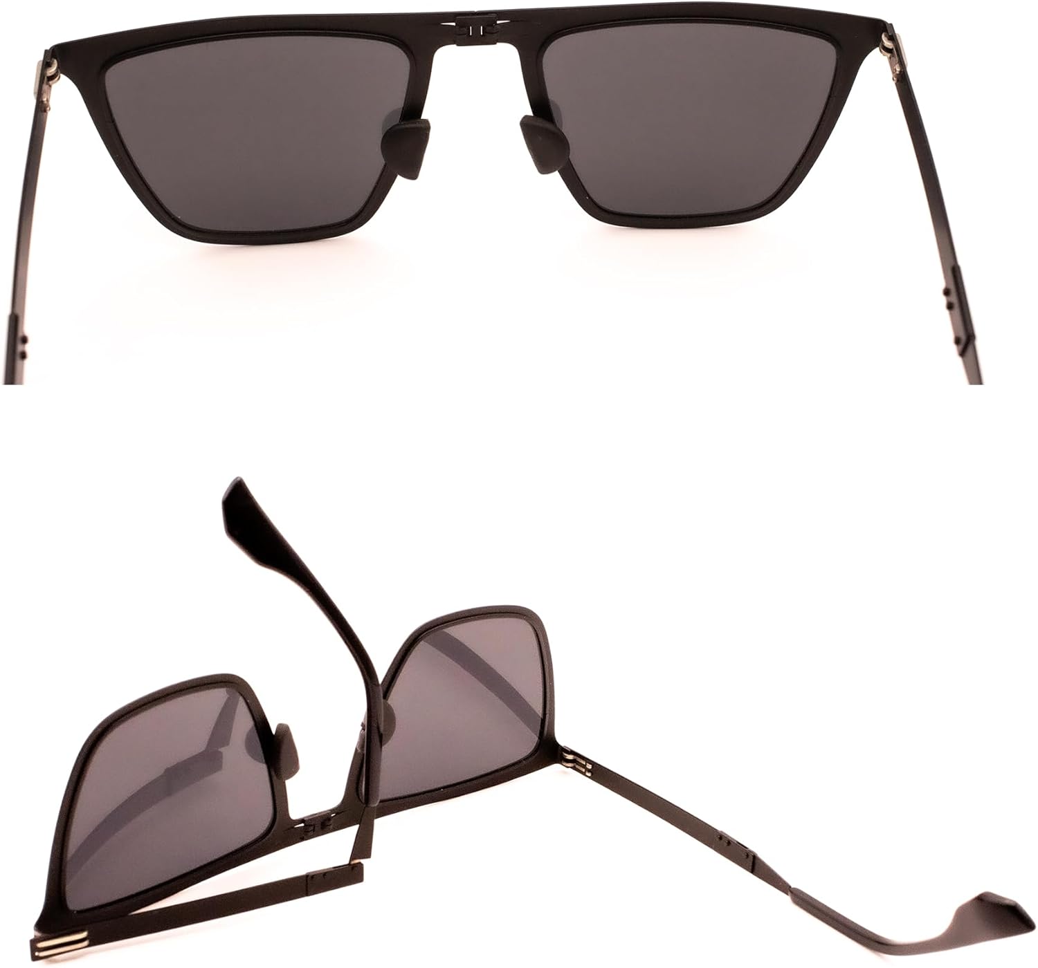 Flat-Folding Polarized Aviator Sunglasse Lightweight UV400 Protection Collapsible Travel Design for Men & Women - Image 7