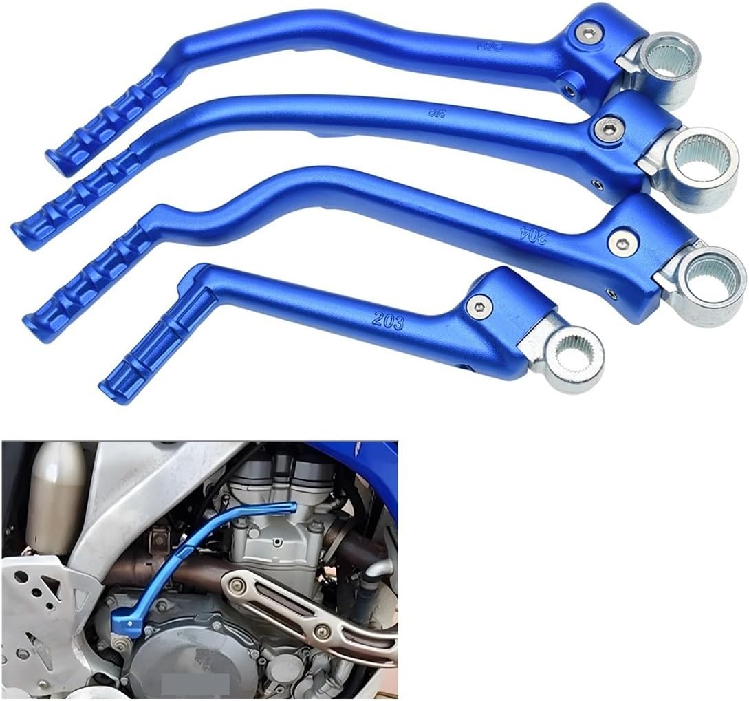 Motorcycle Start Lever Kick Motorcycle Forged Kick Starter Lever Pedal for YZ WR 125 YZ250 250X 250F 250FX 450F 450FX YZF 1986-2023 Dirt Bike