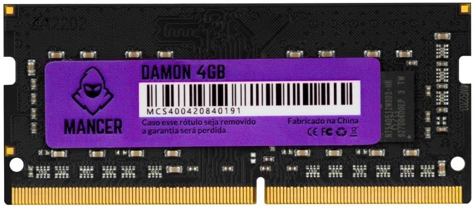 Memória Notebook Mancer Damon 4GB DDR4: Review após 7 dias de uso