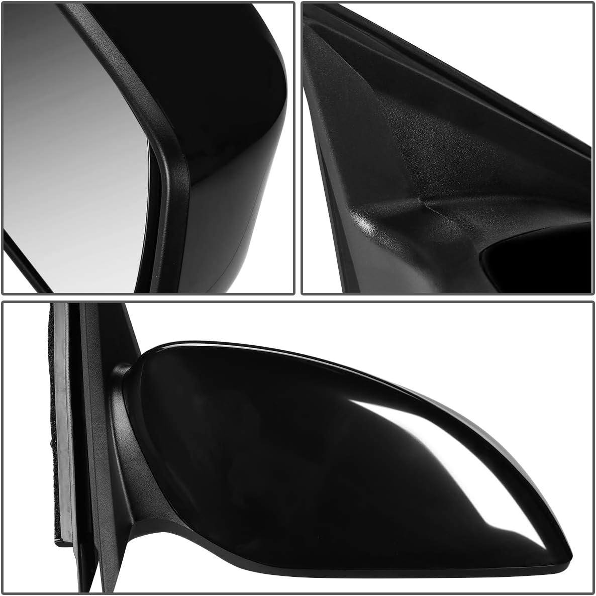 DNA Motoring OEM-MR-NI1321223 Factory Style Powered Right Side View Door Mirror Compatible with 13-18 Altima Sedan