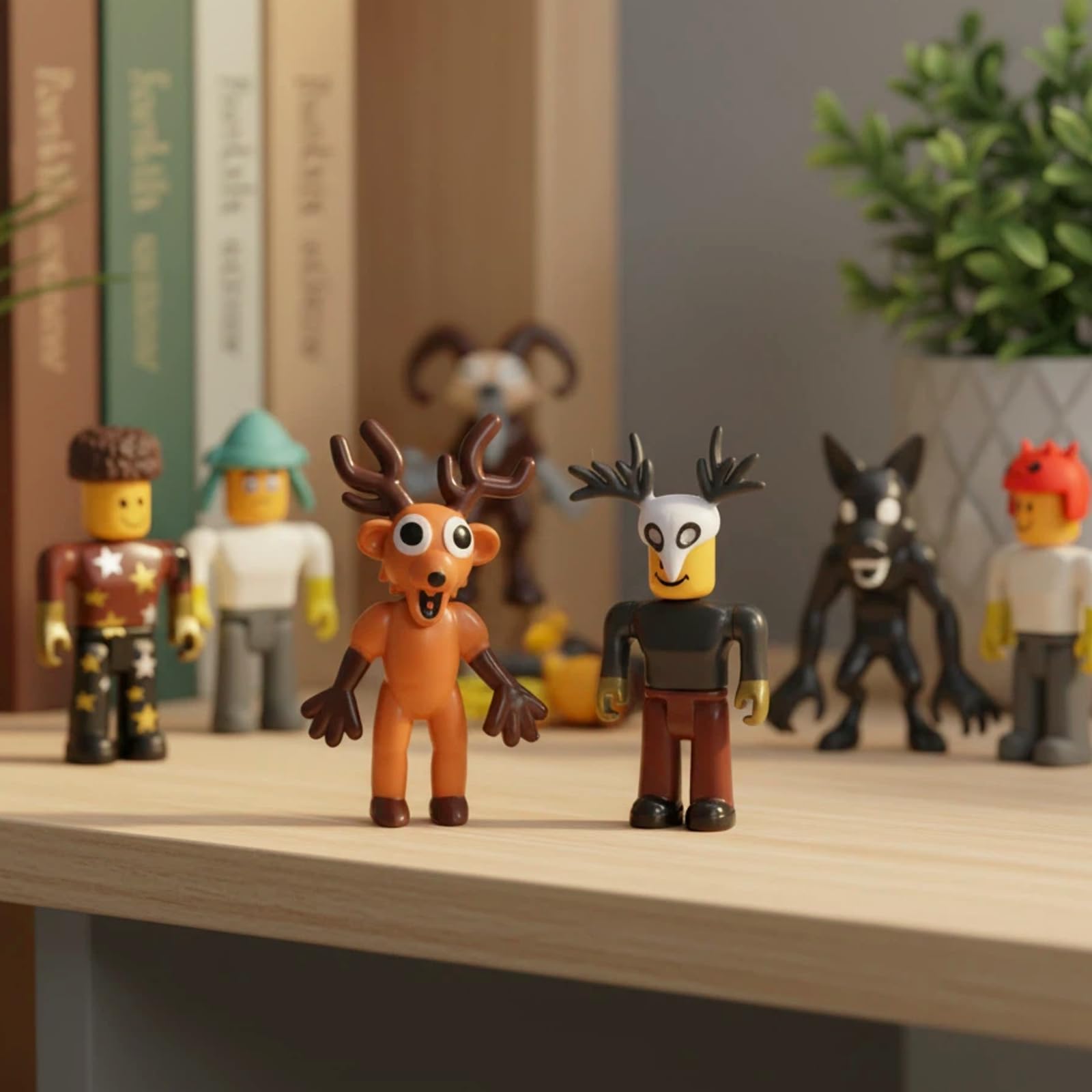 99 Nights In The Forest Figures, 10PCS 99 Nights in the Forest Toys Set, 3 Inch Game Characters Doll with Deer Owl Ram Design - Image 4