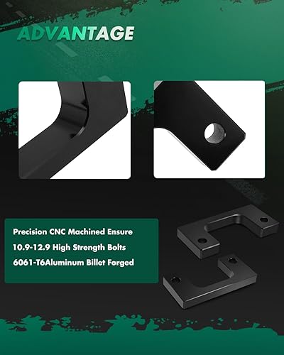 Miniatura 3 de SCITOO Elevadores de 1.5 pulgadas Kit de elevación de nivelación delantera para Chevy 1.5 pulgadas Espaciador de puntal de elevación compatible con