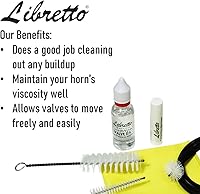 Vista 3 de Libretto Lubricantes de aceite de válvula de latón premium, 1 oz (1.0 fl oz), tapa de seguridad, de larga duración y suave, inodoro, fórmula