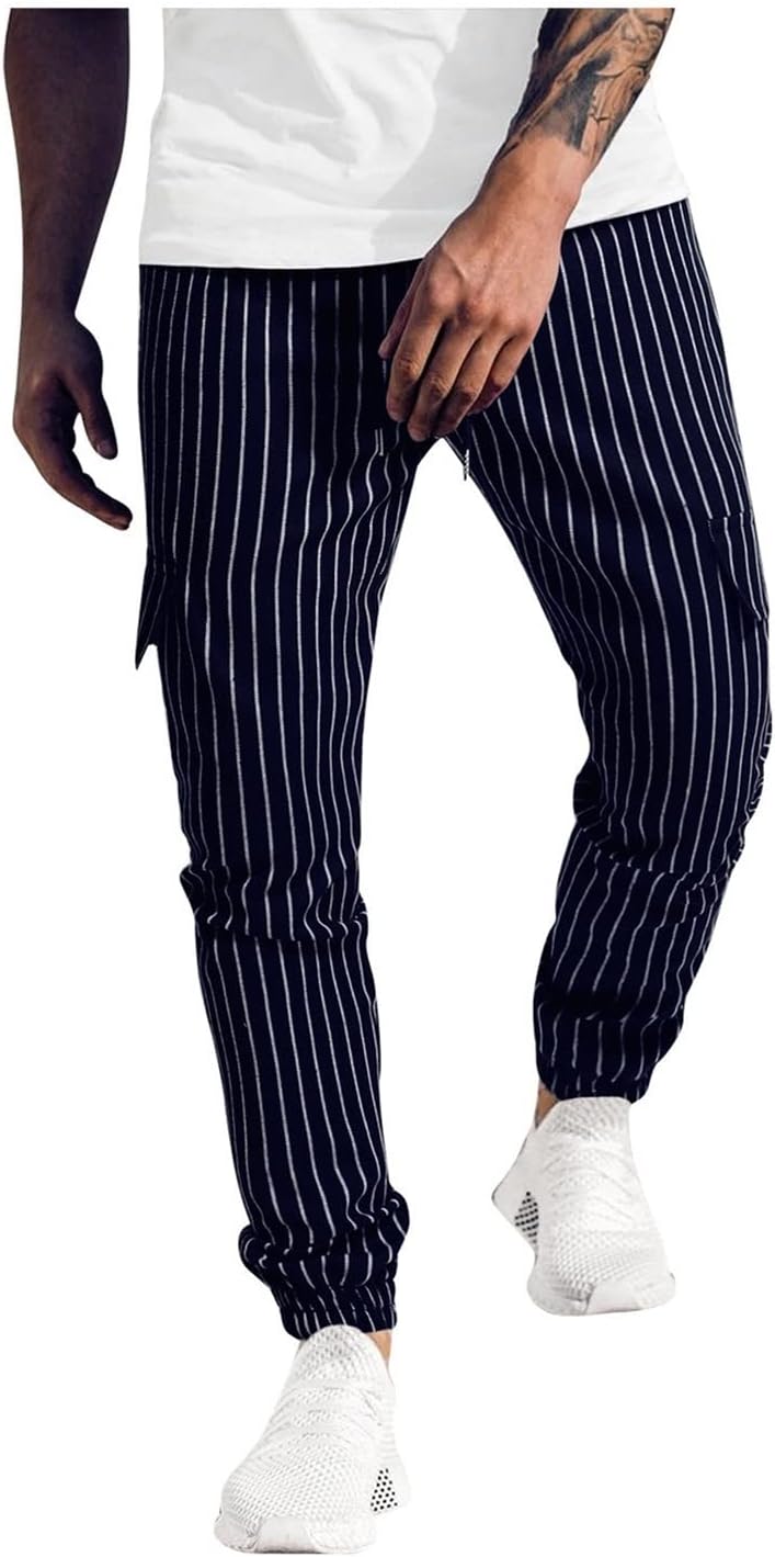 striped cargo pants