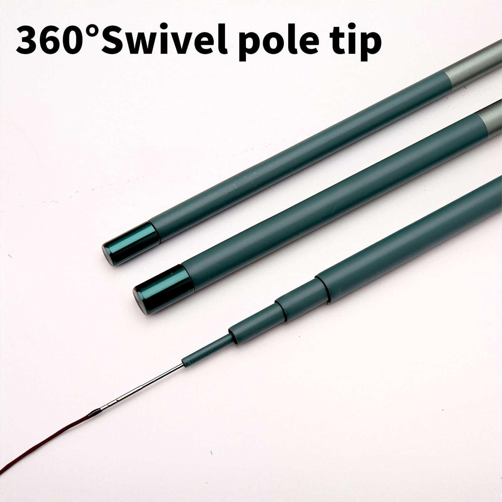 TUJISEK Canna da Pesca in Carbonio da Viaggio Canne da Pesca Telescopica | Canna da Pesca Fissa Canna Carpfishing Adatto per la Pesca in Acqua Dolce e Salat 2.7m 3.6m 3.9m 4.5m 4.8m 5.4m 6.3m(6.3m)