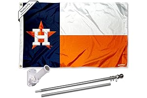 WinCraft Houston Astros TX State Flag with Pole