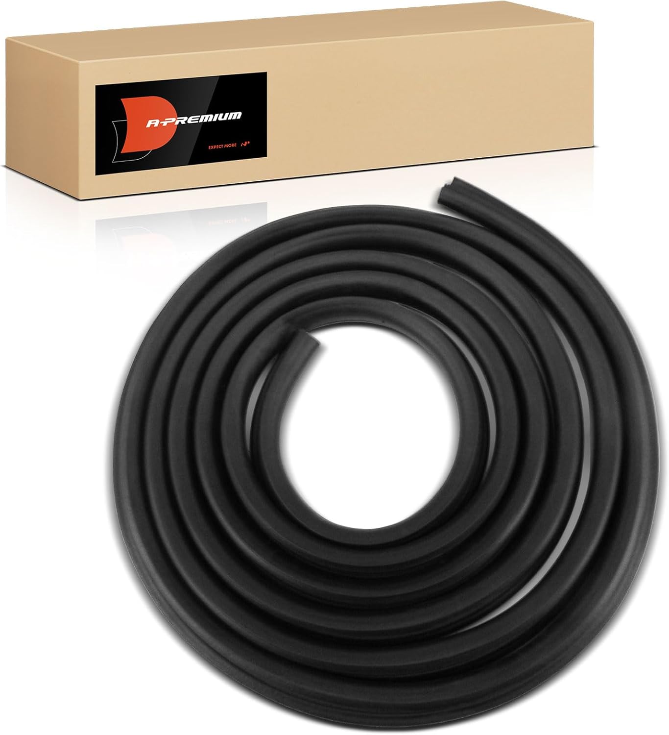 A-Premium Trunk Lid Door Weather Stripping Seal Strip Compatible with Chevrolet Impala 1980-1985, Caprice 1980-1990 & Oldsmobile 98, Custom Cruiser & Cadillac Brougham, DeVille, Eldorado, Fleetwood