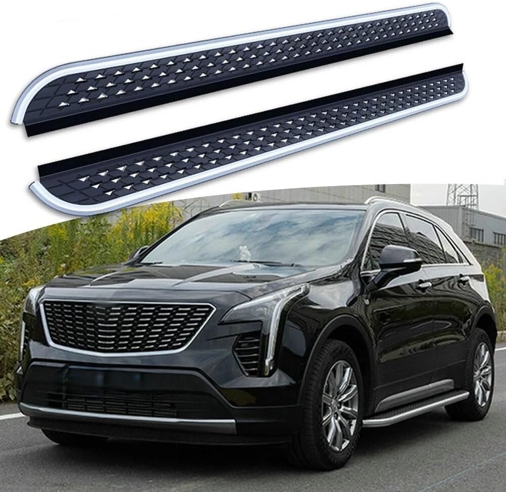2PC Side Steps Nerf Bars Running Boards Fits for Cadillac XT5 2017-2025 Aluminum