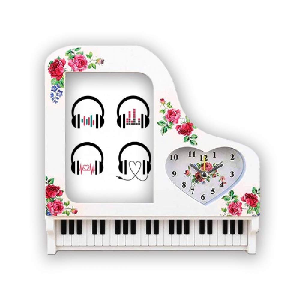 Réveil cadre photo et casque musique coloré : le coffret cadeau idéal