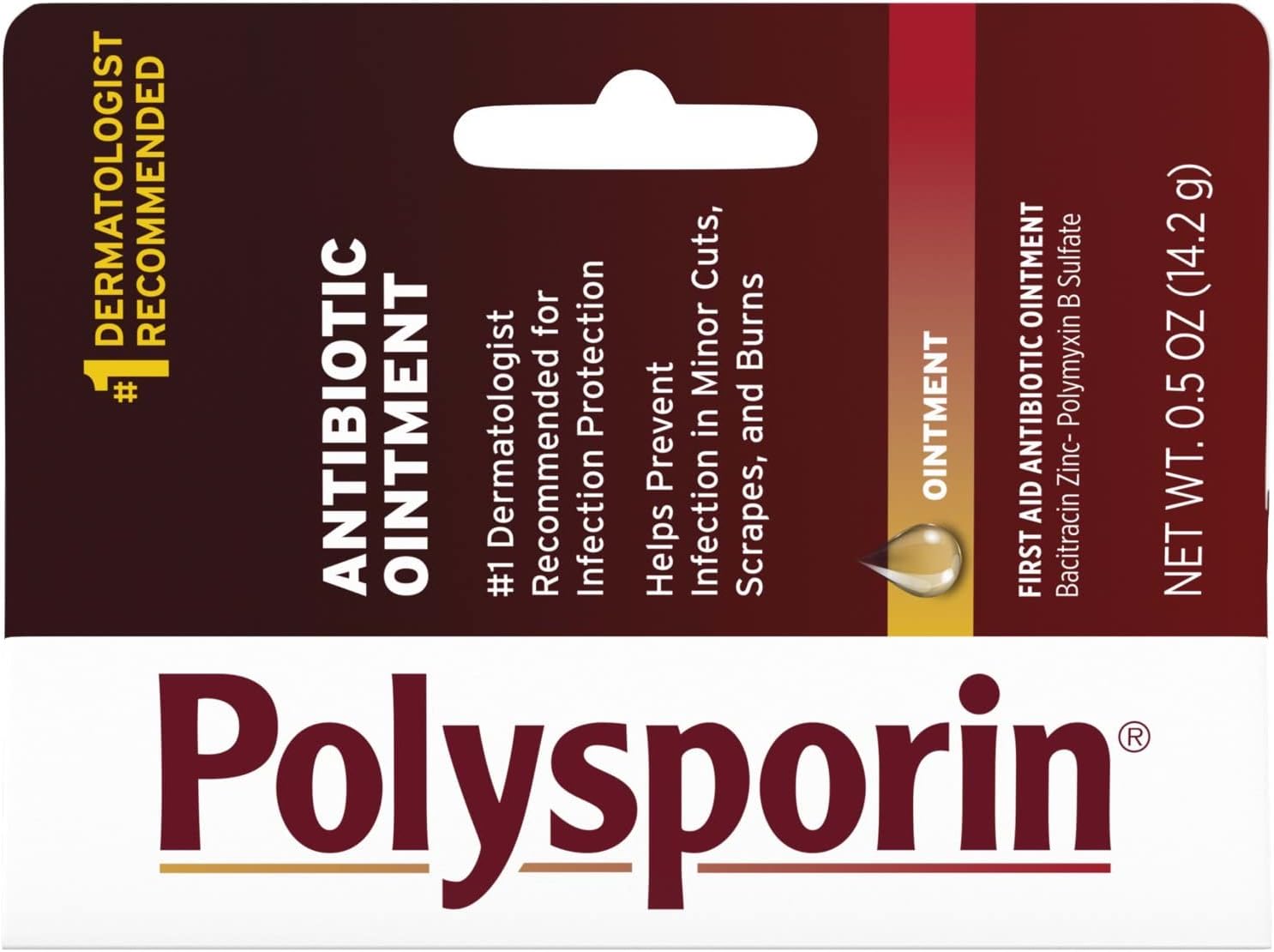 Buy Polysporin First Aid Antibiotic Ointment 0.50 oz (6 Pack) Online at