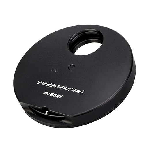 SVBONY 5-Position 2-inch Filter Wheel with Adapter
