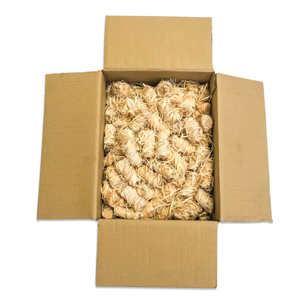 Firestarter, Outdoor Emarati Natural Organic Super Fast Threadwood Firestarters, 10Kgs Box, The Fastest, Cleanest & Safest way to light fires for Wood & Charcoal (750 Firestarters)
