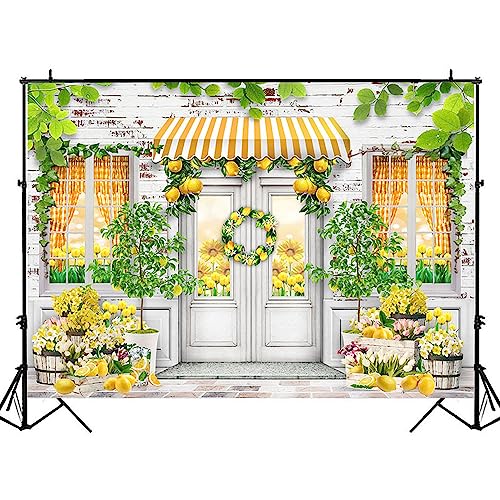 Mivor Lemon Shop Backdrop 7x5ft