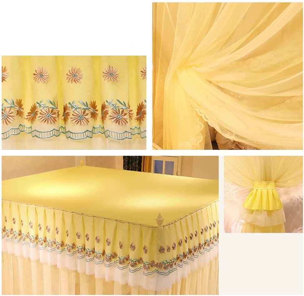 Moustiquaire de lit luxe princesse 180x200 avec support robuste - 3