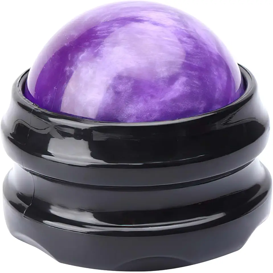 Arabest Massage Roller Ball, Resin 360 Degree Smooth Spin Deep Tissue Trigger Point Therapy, Myofascial Release for Neck Shoulders Back Foot, Pain and Stress Relief for Athletes and Office Staff