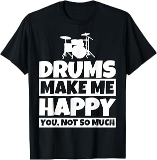Regalos para bateristas - Divertido baterista Música Humor Camiseta